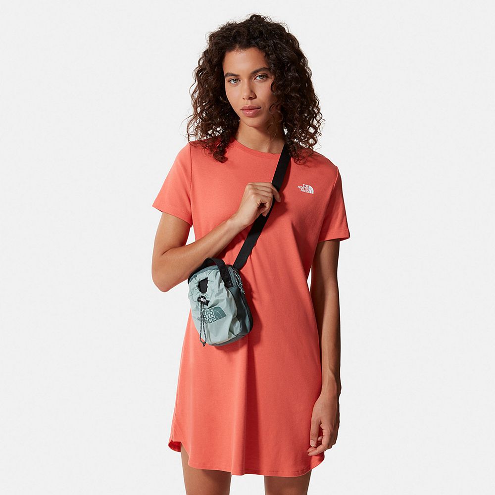 The North Face Dress Womens Australia - The North Face Simple Dome T-Shirt Orange Supreme (OKP-21930